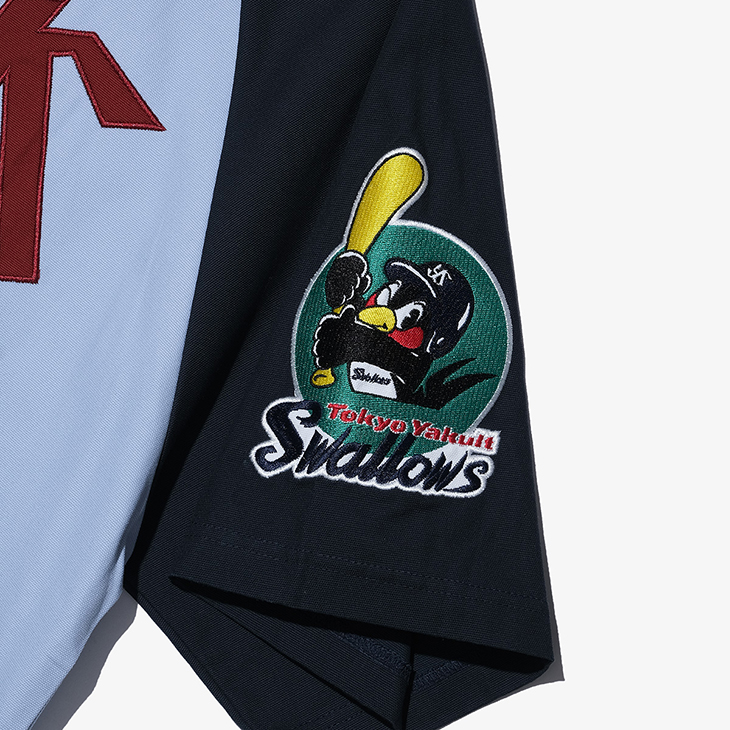 【KEBOZ×SWALLOWS】BASEBALL JERSEY TEE（2色）