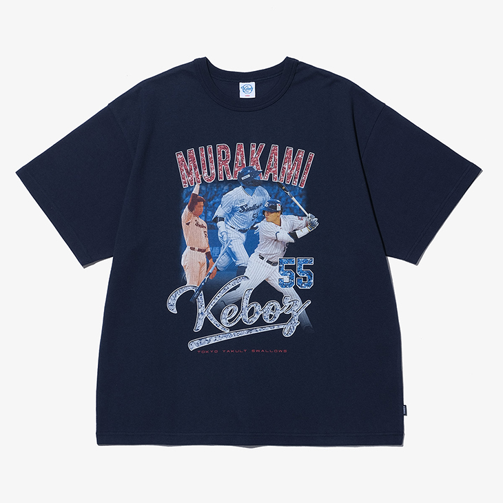 KEBOZ×SWALLOWS】55.MUNETAKA MURAKAMI TEE | 東京ヤクルトスワローズ