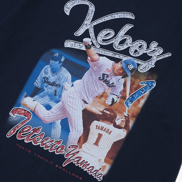 KEBOZ×SWALLOWS】1.TETSUTO YAMADA TEE | 東京ヤクルトスワローズ
