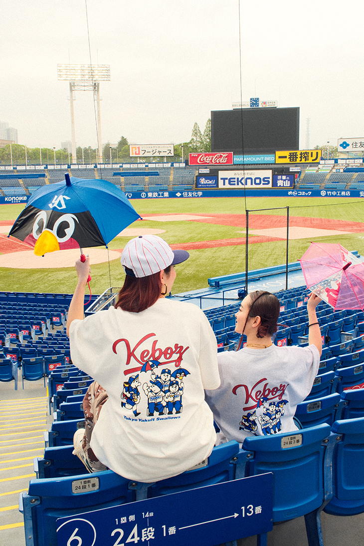 【KEBOZ×SWALLOWS】beer vendor S/S TEE（2色）