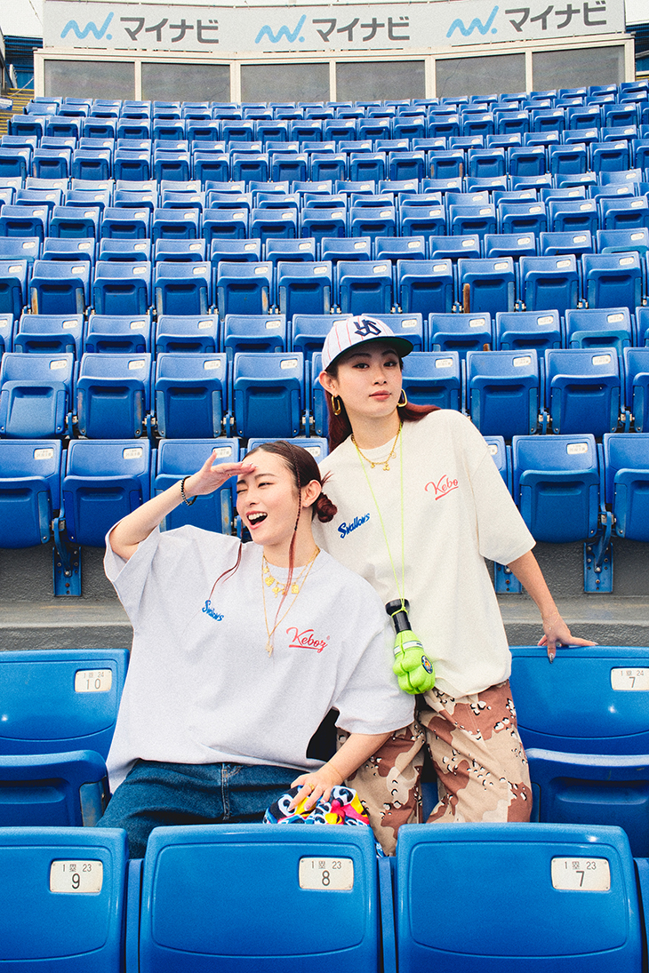 【KEBOZ×SWALLOWS】beer vendor S/S TEE（2色）