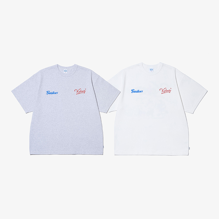 【KEBOZ×SWALLOWS】beer vendor S/S TEE（2色）