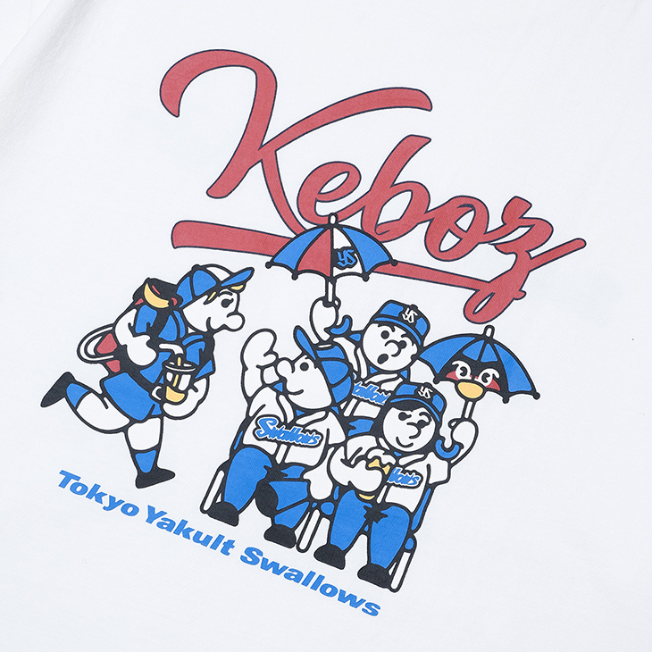 【KEBOZ×SWALLOWS】beer vendor S/S TEE（2色）