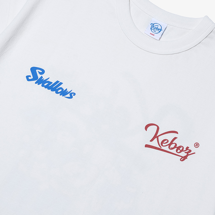 【KEBOZ×SWALLOWS】beer vendor S/S TEE（2色）