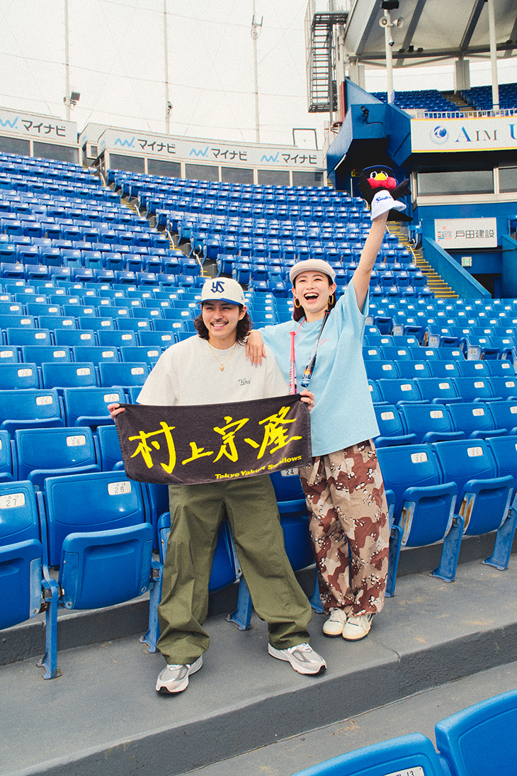 【KEBOZ×SWALLOWS】OL S/S TEE（2色）