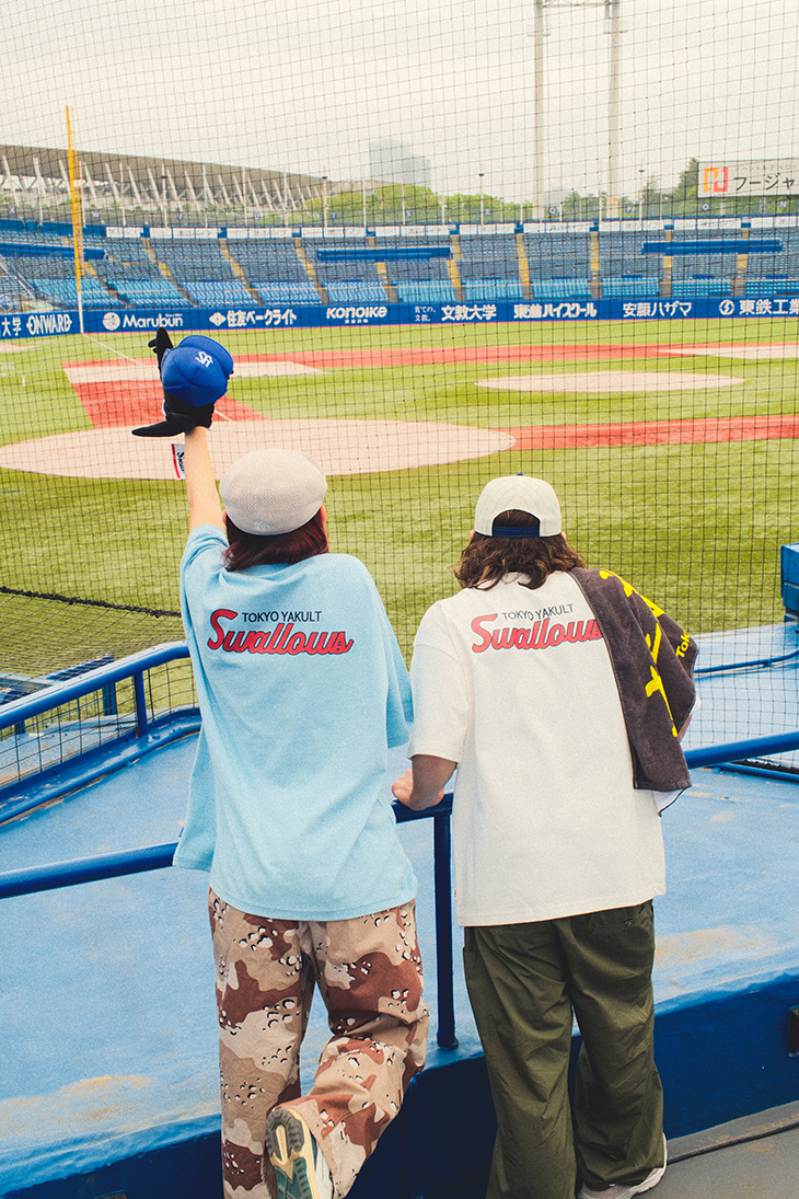 【KEBOZ×SWALLOWS】OL S/S TEE（2色）