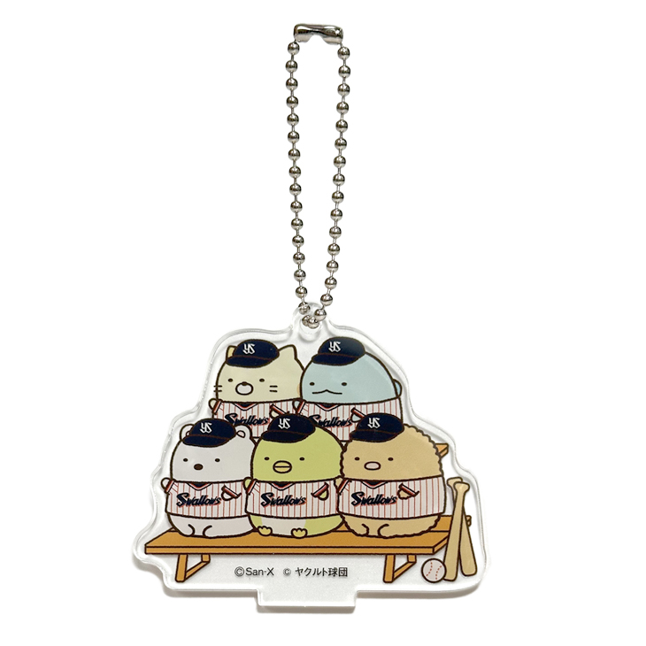 すみっコぐらし×スワローズ　アクリルスタンド(ボールチェーン付き)6