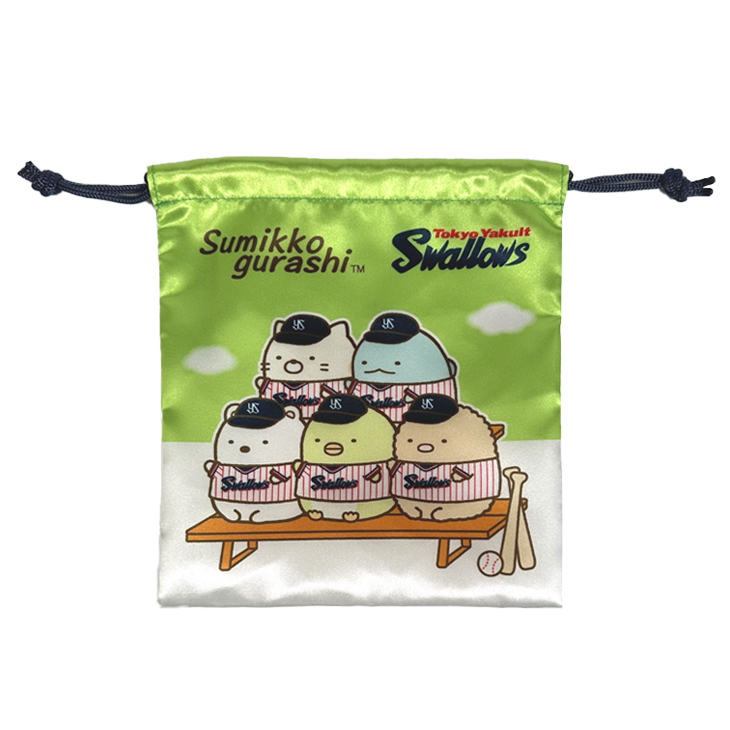 すみっコぐらし×スワローズ 巾着6