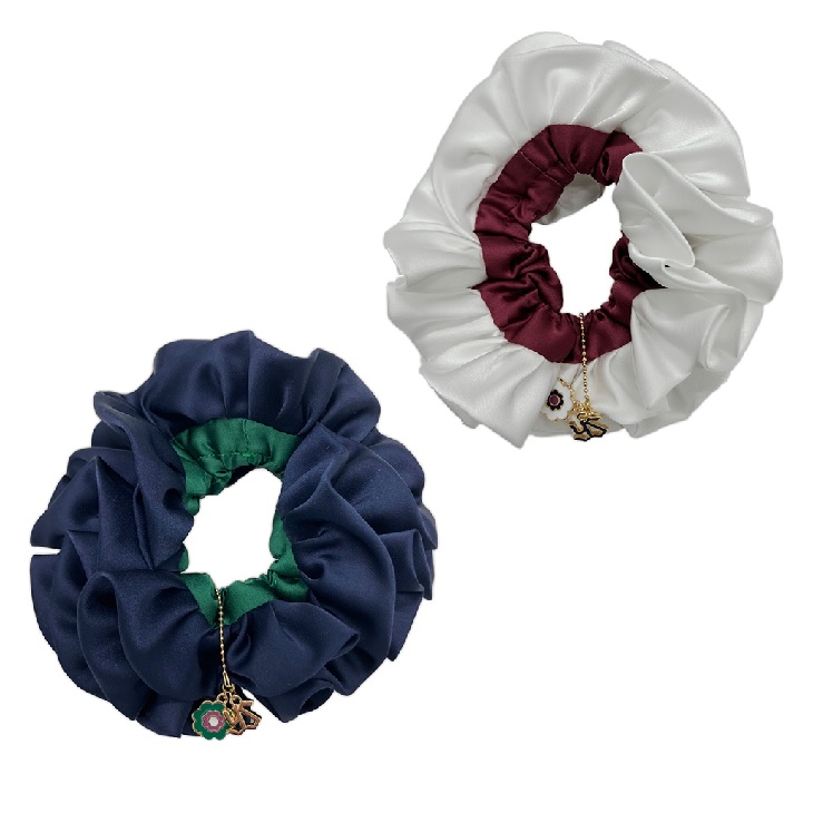 【2025年LadiesDay】BIGシュシュ（レトロフラワー）