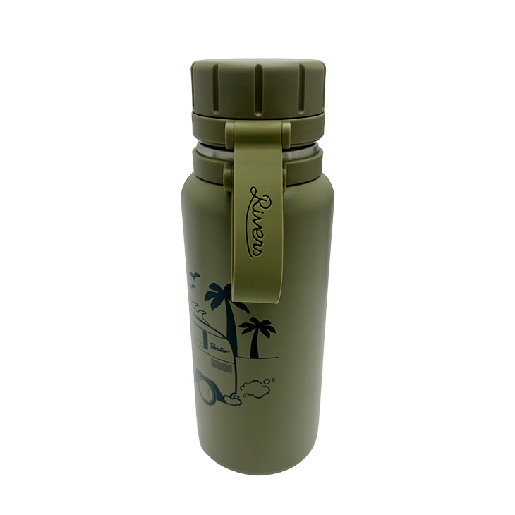 【2025 なとぅ】RIVERSコラボ バキュームフラスク スタウト（カーキ）