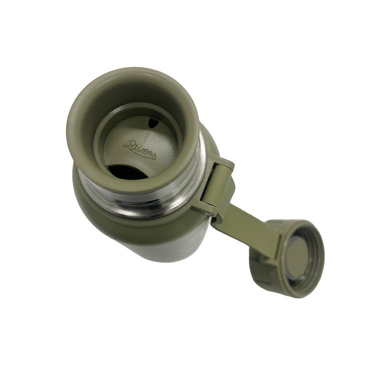 【2025 なとぅ】RIVERSコラボ バキュームフラスク スタウト（カーキ）