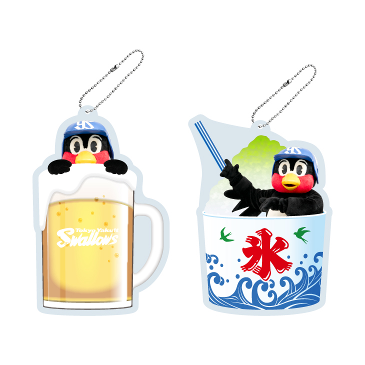 【スワサマ新商品】保冷剤キーホルダー（ビール・かき氷）