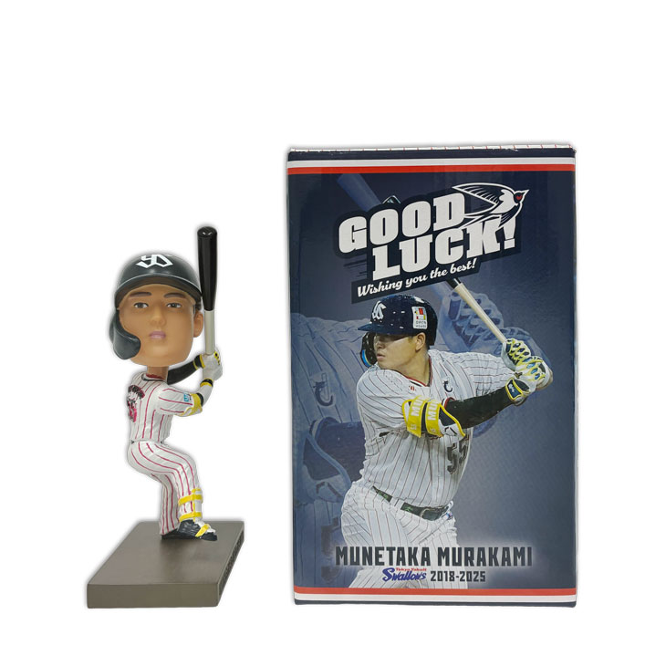東京ヤクルトスワローズ 村神様ボブルヘッドコンプリート7体セット Amazon.co.jp: 東京ヤクルト スワローズ 村上宗隆 3D ボブルヘッド