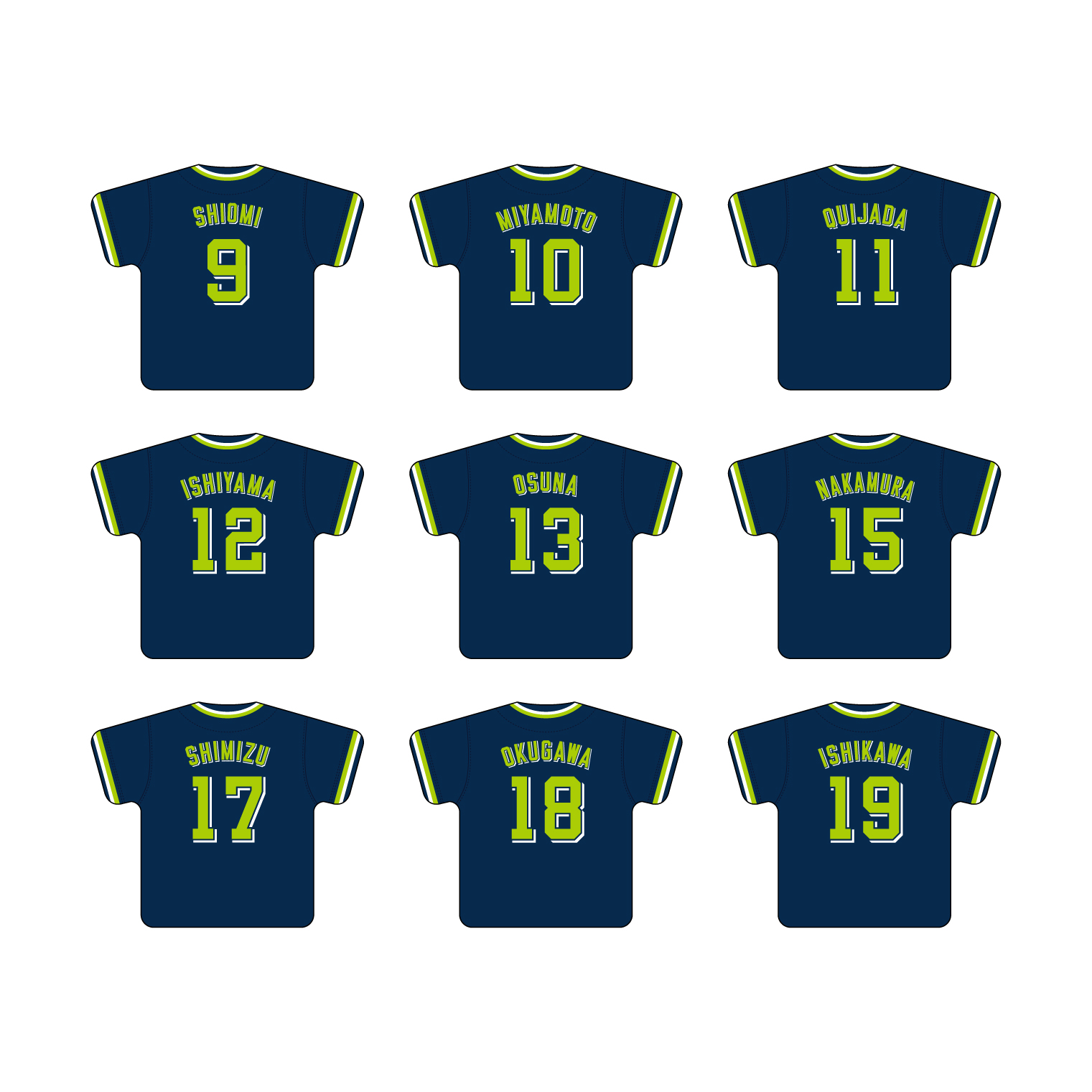 【2026年毎月受注】ユニホーム型クッション（ビジター）