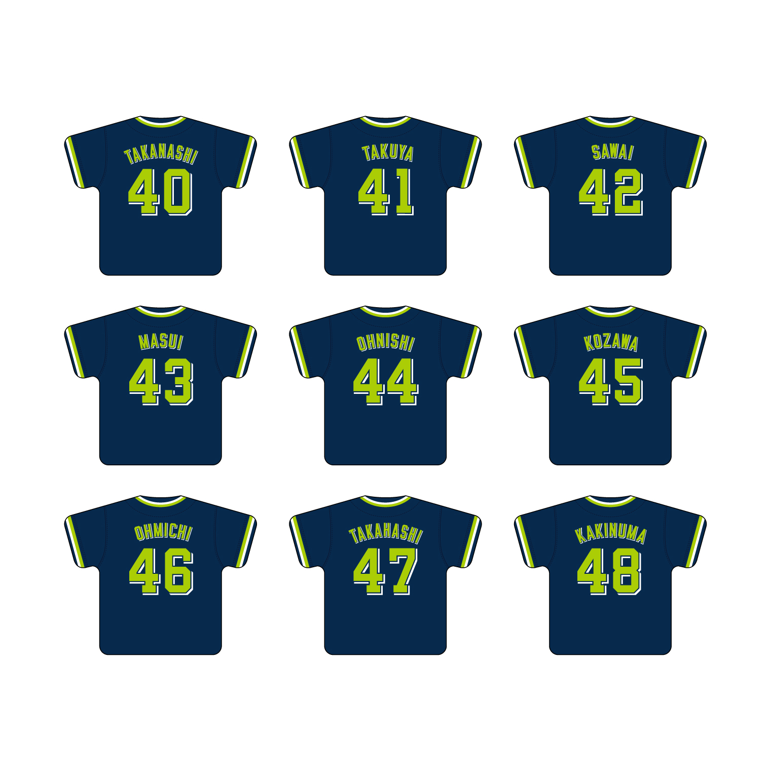 【2026年毎月受注】ユニホーム型クッション（ビジター）