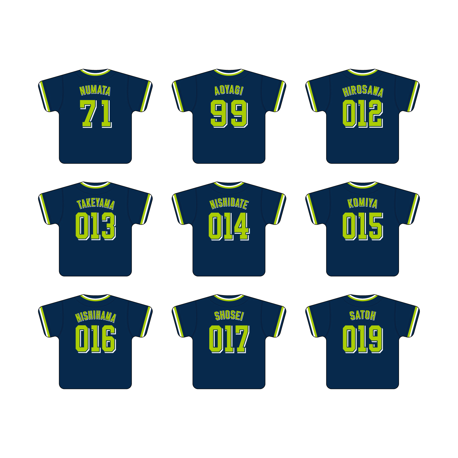 【2026年毎月受注】ユニホーム型クッション（ビジター）