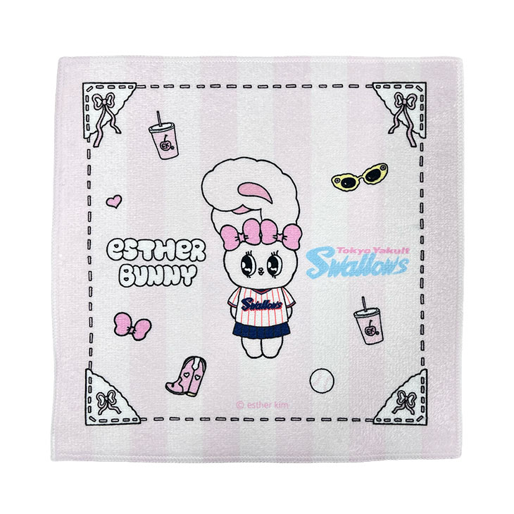 【2026年新商品】エスターバニーコラボ ちょいデカタオル（リボンバニー）
