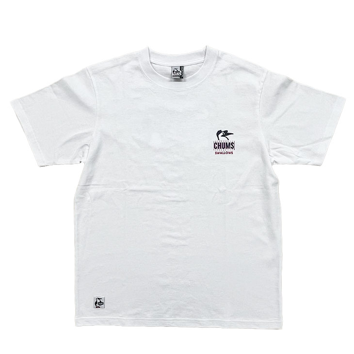 【2026年新商品】SWALLOWS×CHUMS コラボTシャツ（ホワイト）