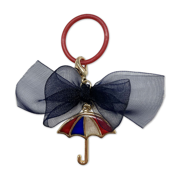 【2026年新商品】ネイビーリボン傘チャーム