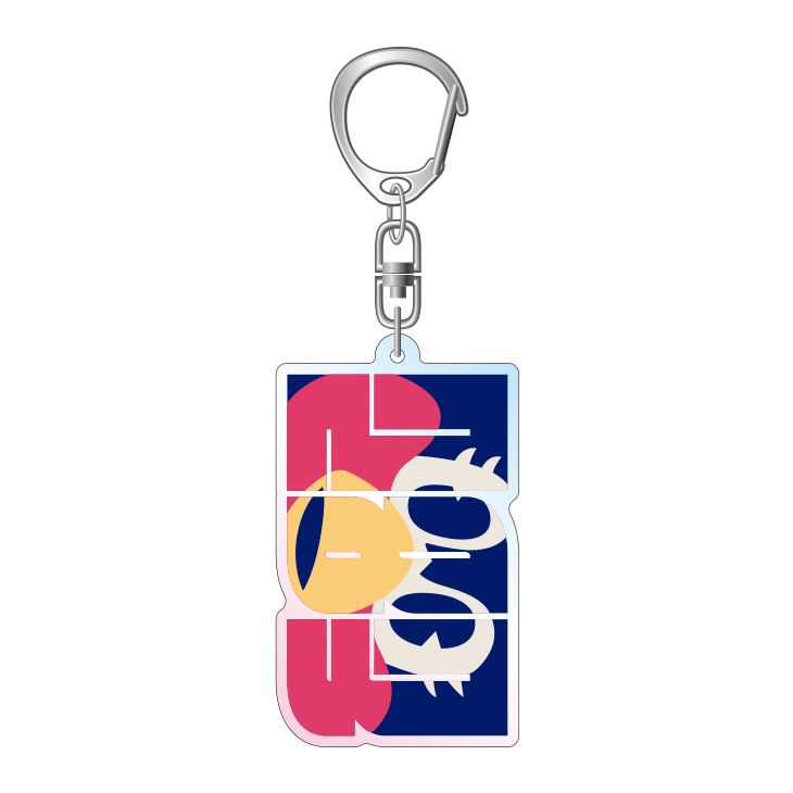 【2026年新商品】オーロラアクリルキーホルダー（283）