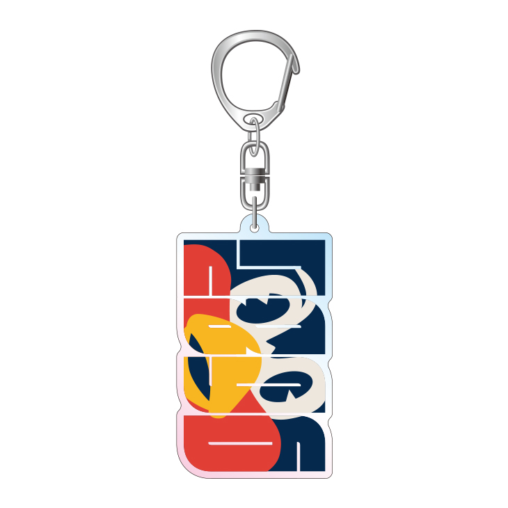 【2026年新商品】オーロラアクリルキーホルダー（2896）