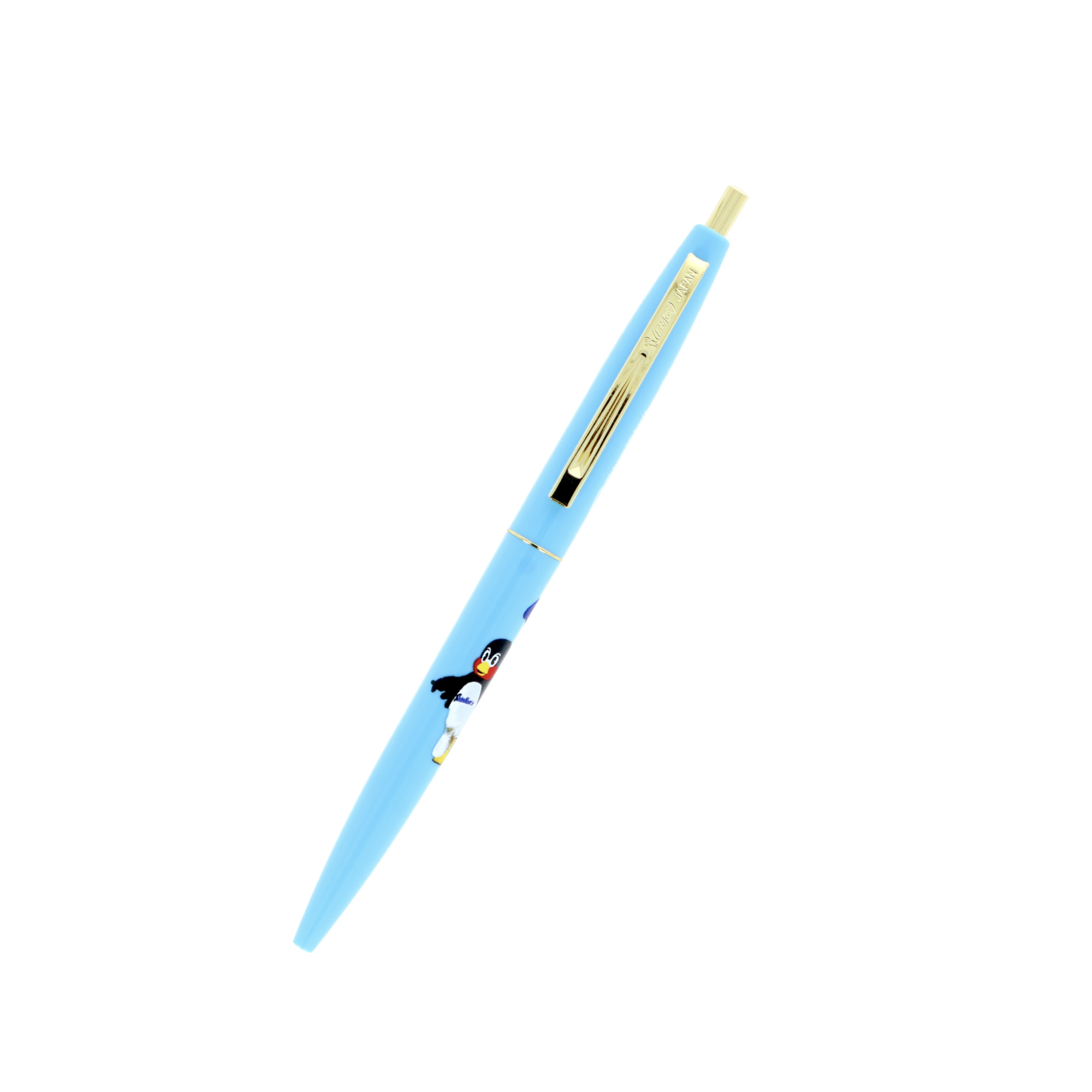 【2026年新商品】ボールペン：アイスブルー【つば九郎 くるりんぱ】