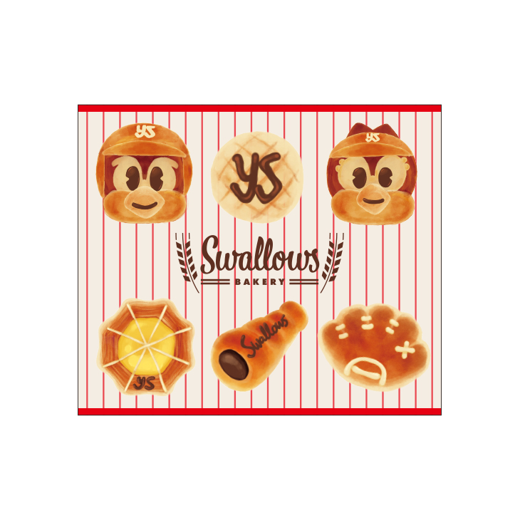 【2026年新商品】ステッカー（つば九郎・つばみ/ベーカリー）