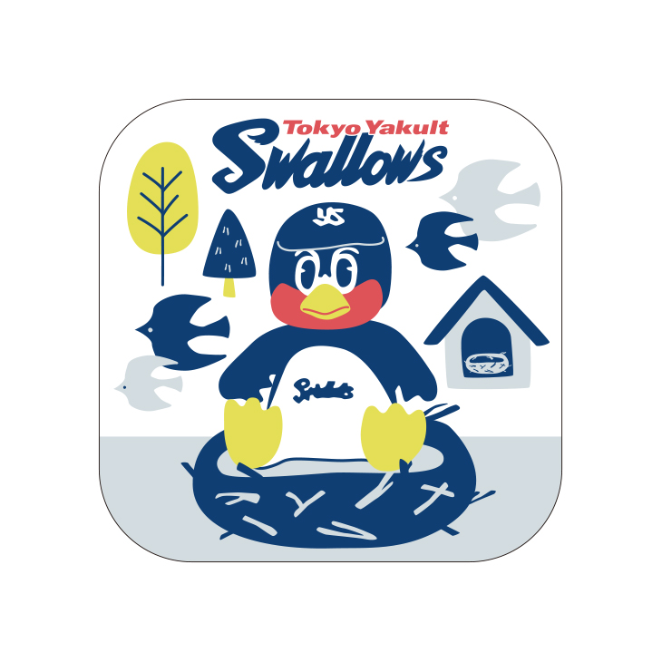 【2026年新商品】ステッカー（つば九郎ハウス/北欧）