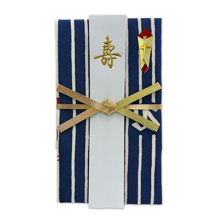 【2026年開幕新商品】かまわぬコラボ祝儀袋　トリコロールくるりんぱ