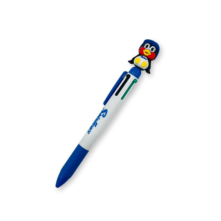 【2026年新商品】マスコット付き4色ボールペン