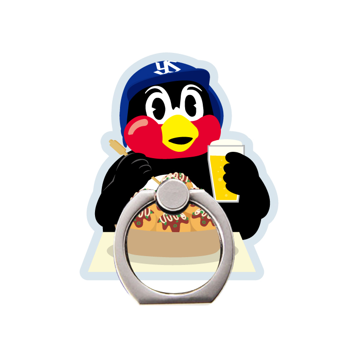 【2026年新商品】ダイカットモバイルリング（たこ焼きでいっぱい）