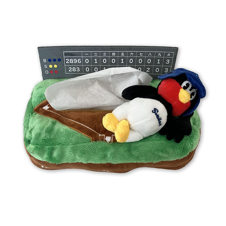 【2026年新商品】寝そべりつば九郎ぬいぐるみティッシュケースカバー