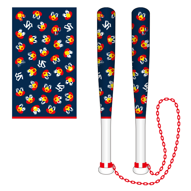 【2026年新商品】ミニカンフーバット（つば九郎百面相）