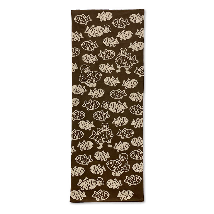 【2026年新商品】かまわぬコラボてぬぐい　鯛焼きとつば九郎