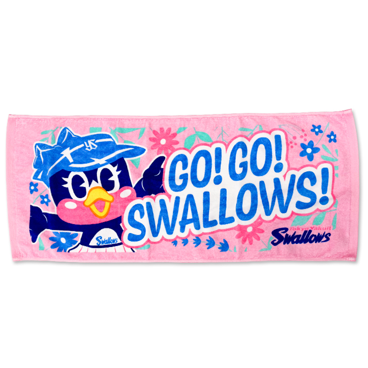 【2026年新商品】フェイスタオル（つばみ・GO!GO!SWALLOWS!）