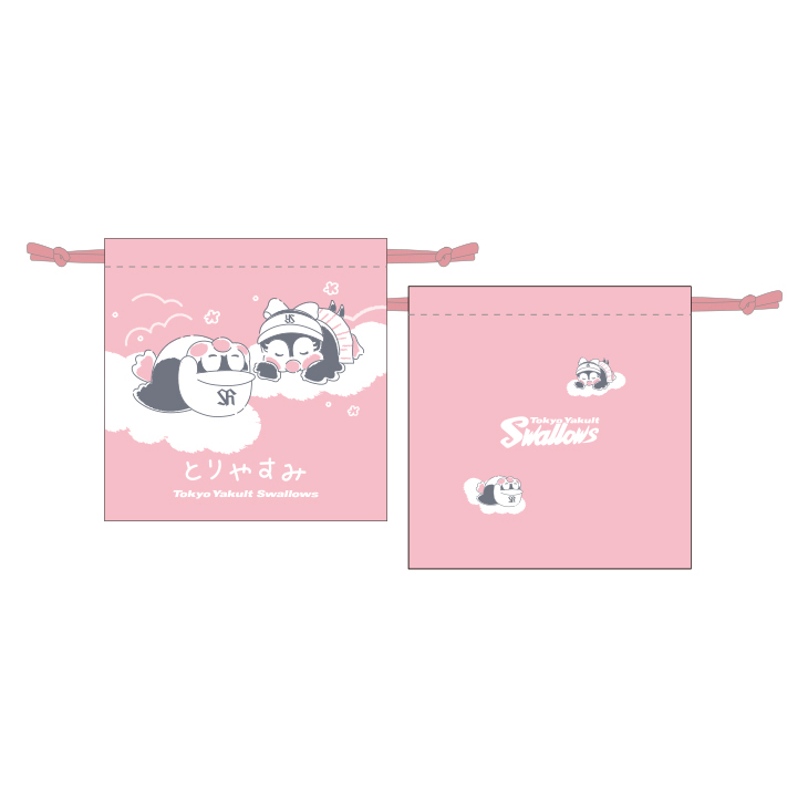 【2026年新商品】ゆるつば巾着（とりやすみ）