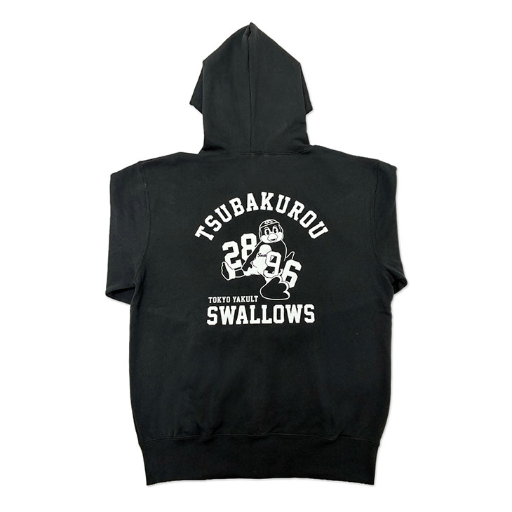 【2026年新商品】つば九郎 サガラワッペンパーカー（ブラック）