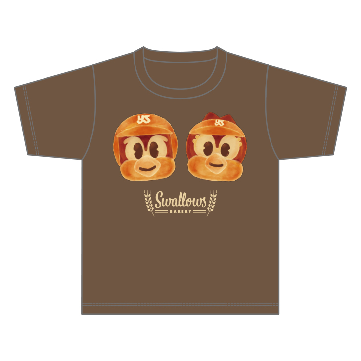 【2026年新商品】キッズTシャツ（つば九郎・つばみ/ベーカリー）90cm/110cm/130cm