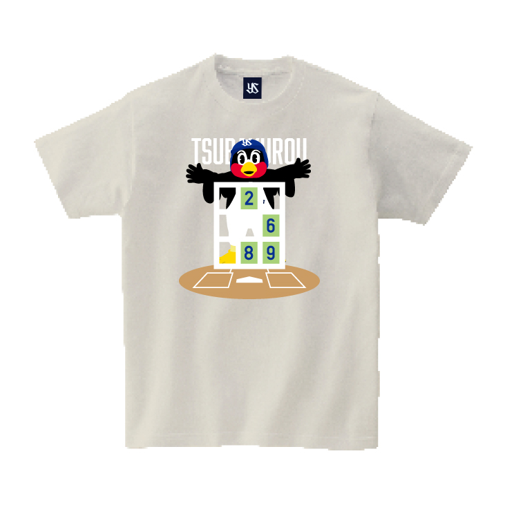 【2026年新商品】つば九郎ストラックアウトTシャツ（オートミール）