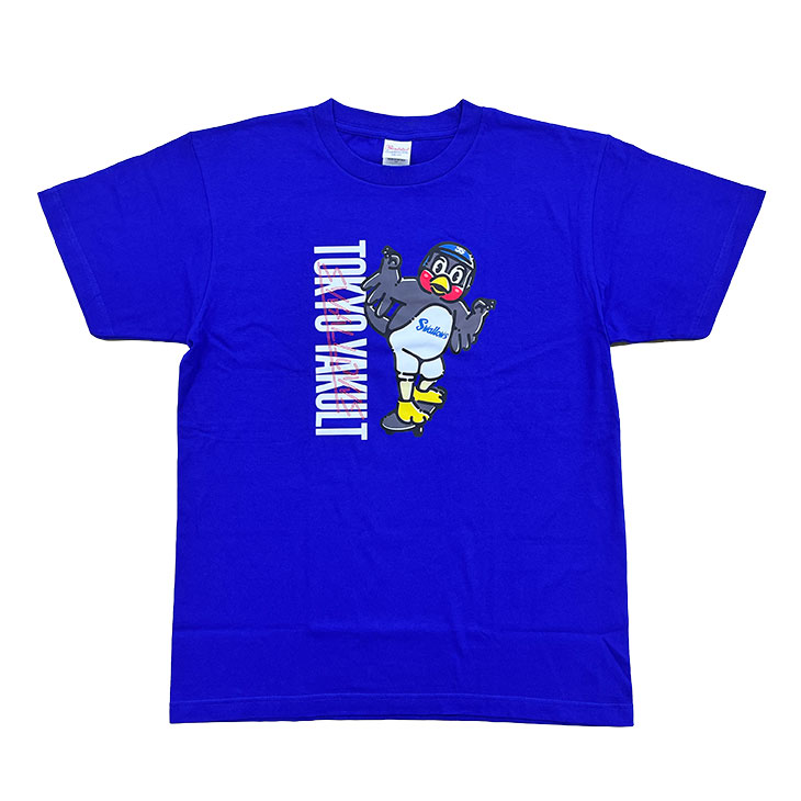 【2026年新商品】スケートライクつば九郎Tシャツ（ブルー）