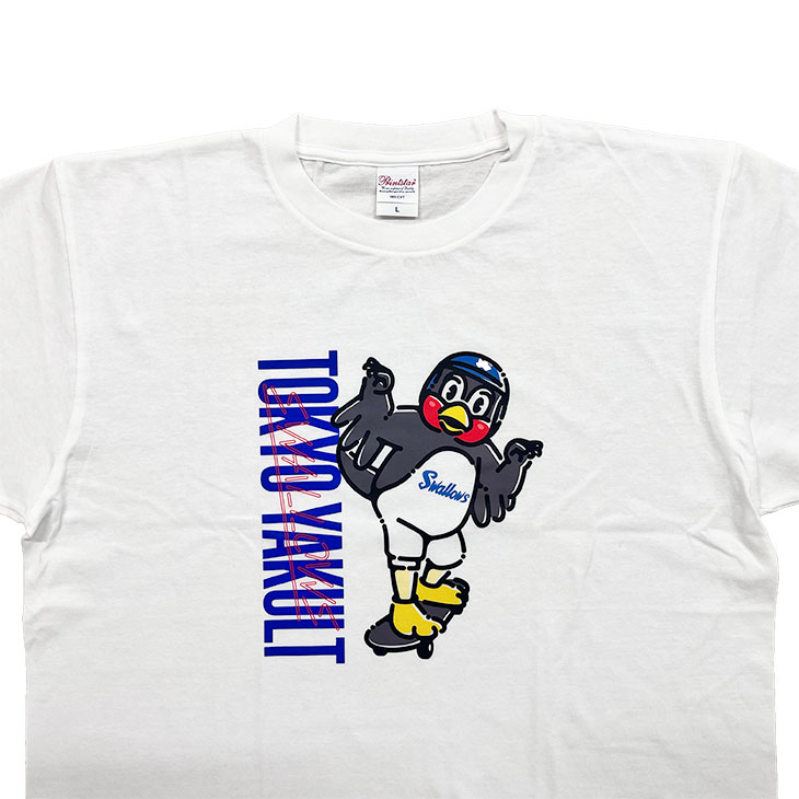 【2026年新商品】スケートライクつば九郎Tシャツ（ホワイト）