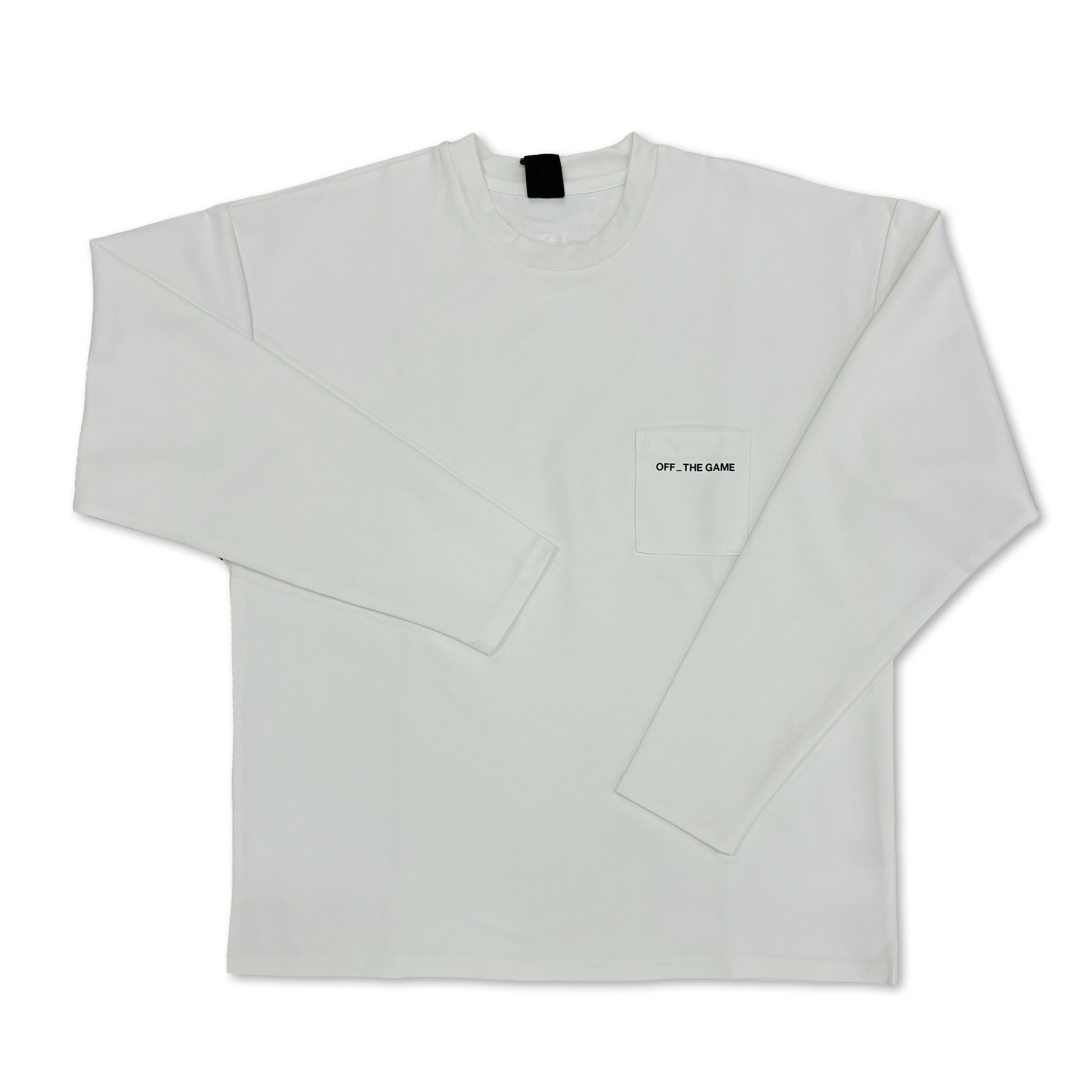 【2026年新商品】26OFF THE GAME長袖ポケットTシャツ（White）