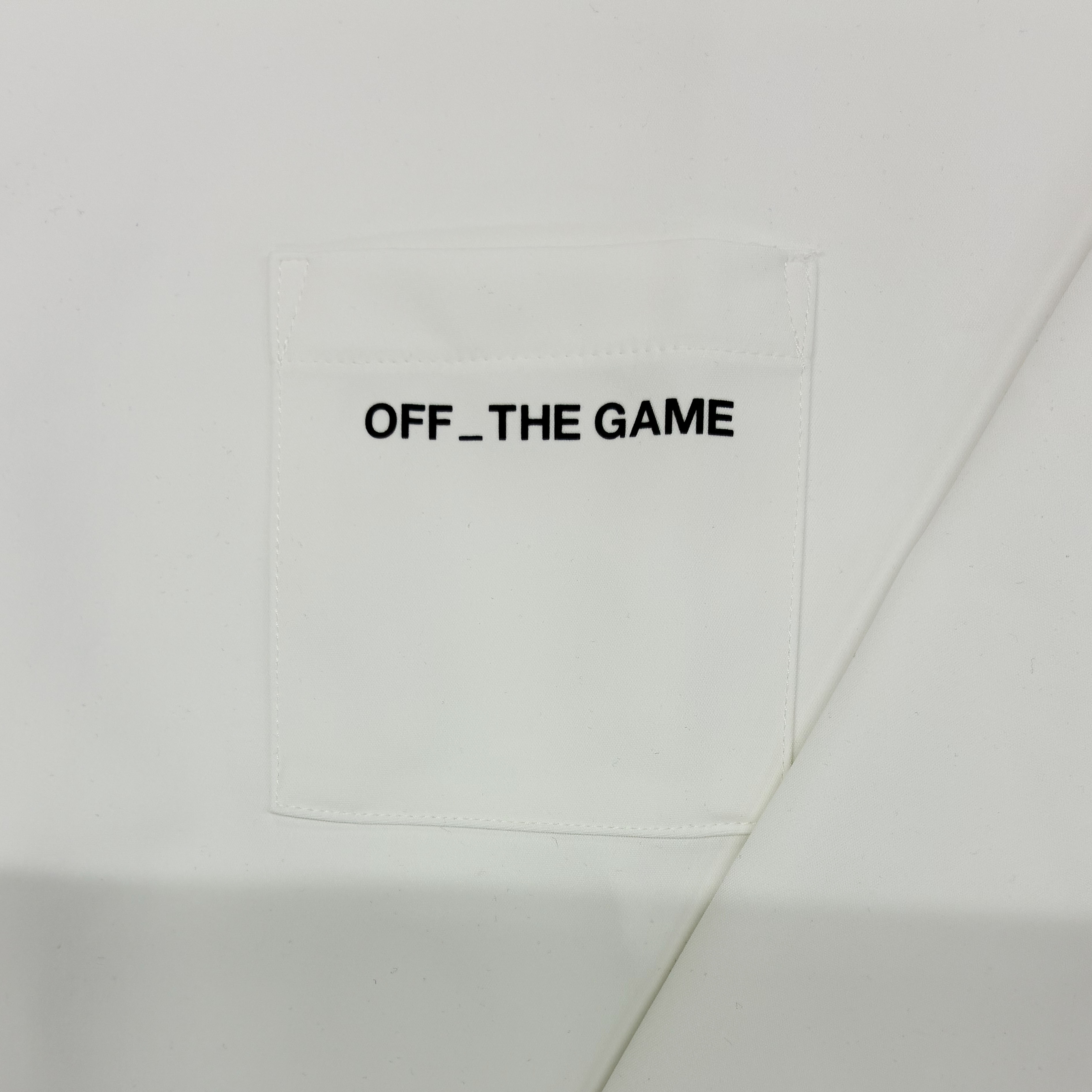 【2026年新商品】26OFF THE GAME長袖ポケットTシャツ（White）