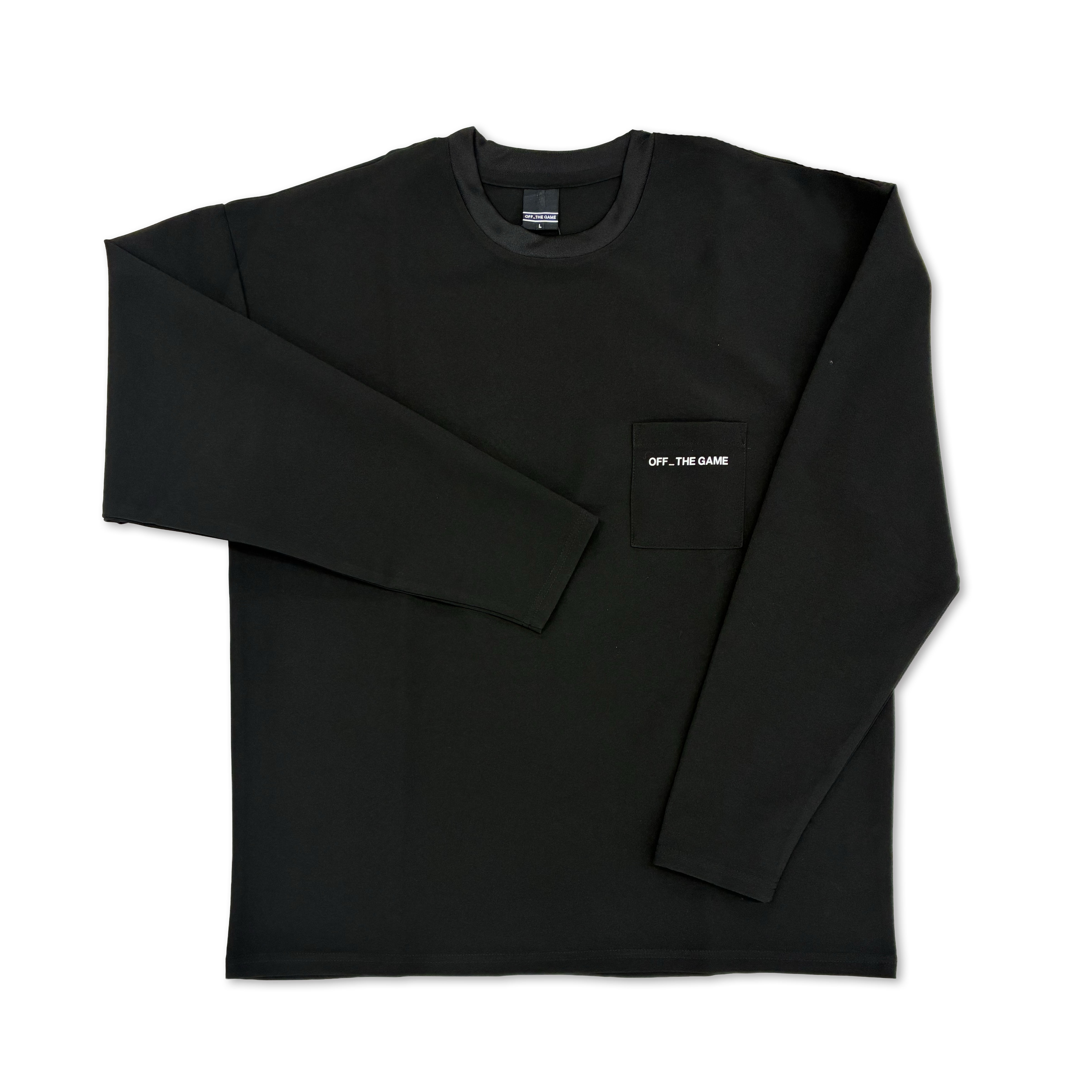 【2026年新商品】26OFF THE GAME長袖ポケットTシャツ（Black）