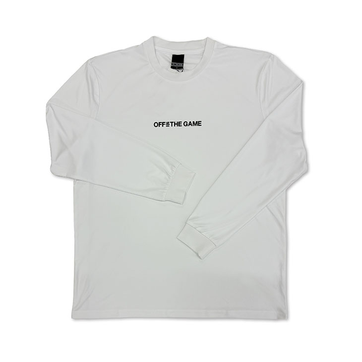 【2026年新商品】26OFF THE GAME長袖ロゴTシャツ（White）