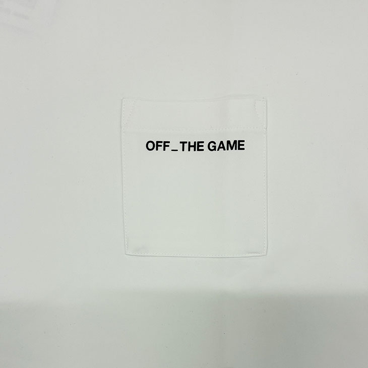 【2026年新商品】26OFF THE GAME半袖ポケットTシャツ（White）