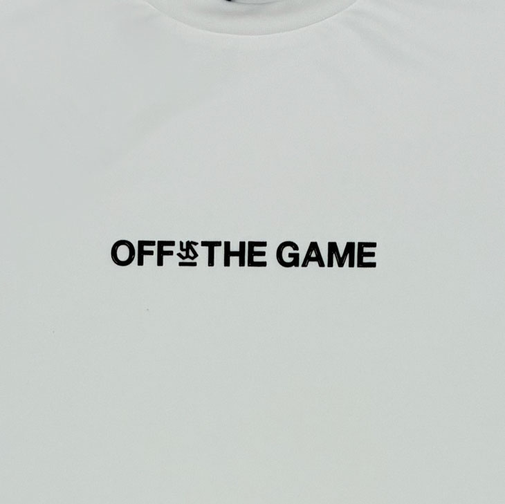 【2026年新商品】26OFF THE GAME半袖ロゴTシャツ（White）