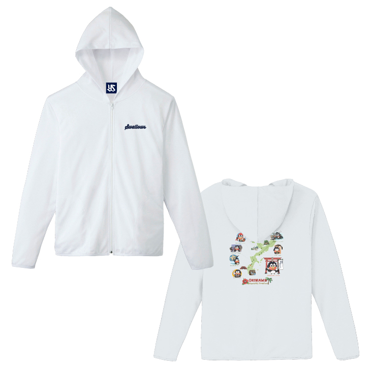 【2026年SPRING CAMP】OKINAWA Baseball Paradise UVドライパーカー（by hico)ホワイト