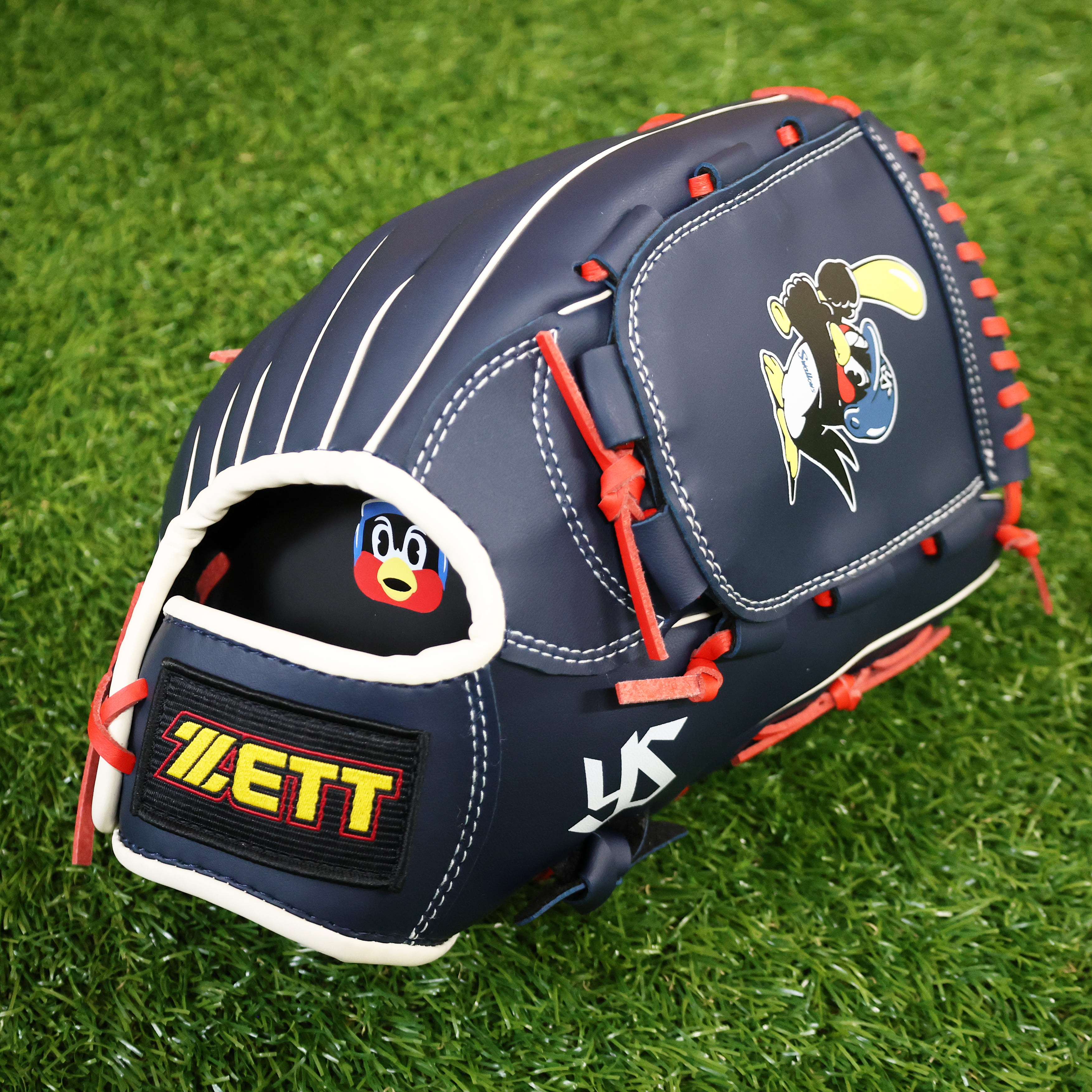 ZETT製軟式野球用グローブ（大人用）