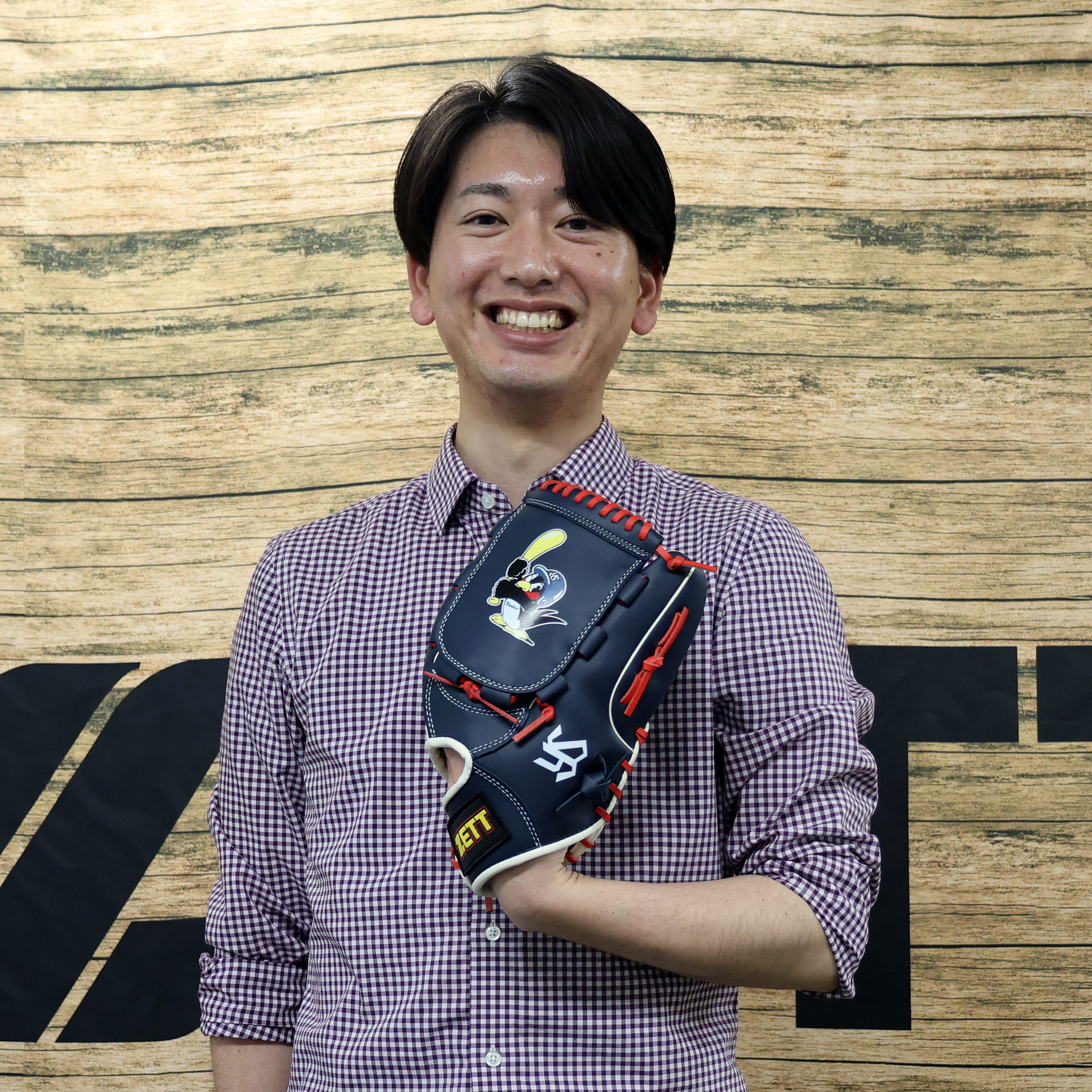 ZETT製軟式野球用グローブ（大人用）